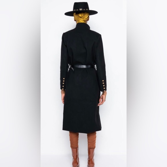 AKIRA BERLIN TRENCH JACKET WITH UTILITY BELT SIZE: XL - Picture 11 of 16